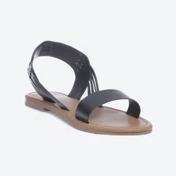 Biba Women Black Party Open Toe Flats-image-45