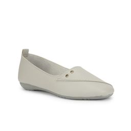 SALARIO Women Grey Solid Ballerinas-image-19