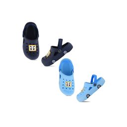 Smartots Kids Pack Of 2 Self Design Croslite Clogs-22