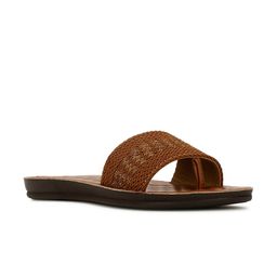 Bata Moody Textured Fabric Open Toe Flats-image-47