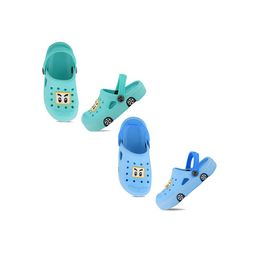 Smartots Kids Set Of 2 Self Design Croslite Clogs-7