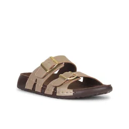 Hush Puppies Leather Open Toe Flats-image-64