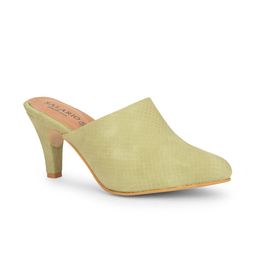 SALARIO Green Stiletto Mules-image-43