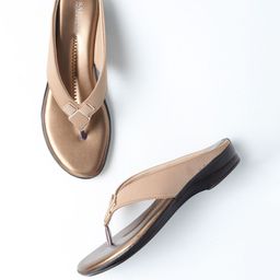 SAPATOS Women Beige T-Strap Flats-image-66