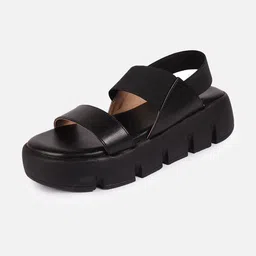 Lavie Two Strap Open Toe Flatform Heels With Backstrap-image-59