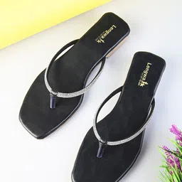Longwalk Embellished Croslite T-Strap Flats-image-40
