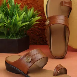 sneakers villa Textured One Toe Flats-image-42