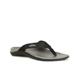 Scholl Textured Leather Open Toe Flats-15