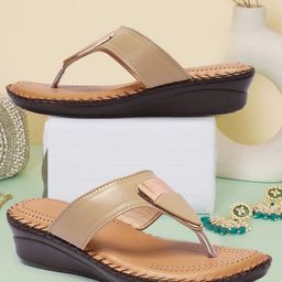 VENDOZ Open Toe Comfort Heels-49