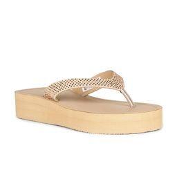 Bata Embellished Flatform Heels-image-70