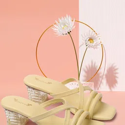 Longwalk Open Toe Block Heels-38