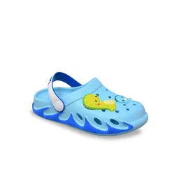Yellow Bee Boys Blue & Yellow Clogs Sandals-24