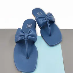 POSTCARD Bow Detail T-Strap Flats-picture-14