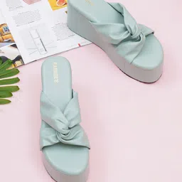 FABBHUE Open Toe Flatform Heels-41