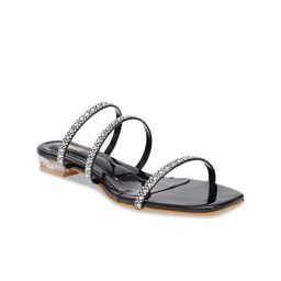 FABBHUE Open Toes Slip On Block Heels-17