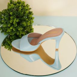FABBHUE Peep Toes Slip On Stiletto Heels-38