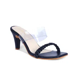 FABBHUE Open Toe Slip On Slim Heels-51