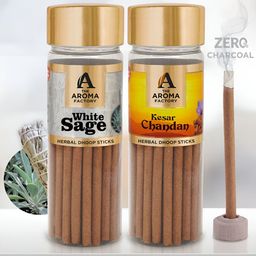 The Aroma Factory Brown 2 Pieces Herbal Dhoop Sticks-37