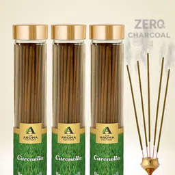 The Aroma Factory Olive Green 3 Pieces Wooden Citronella Fragrance Incense Sticks-image-39