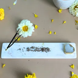 HOMEARTE White Agate Incense Stick Holder-image-89