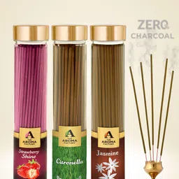 The Aroma Factory Magenta & Brown 3 Pieces Fragrance Wooden Incense Sticks-image-26
