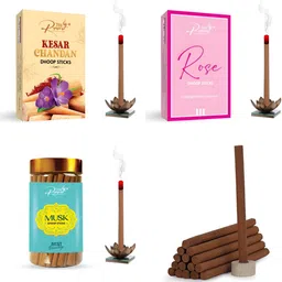 THE RUPAWAT Perfumery House 3-pcs Kesar Chandan Rose & Musk Incense Sticks-image-82