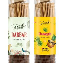THE RUPAWAT Perfumery House 2-pcs Brown Darbar & Pineapple Incense Sticks-image-8