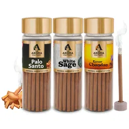 The Aroma Factory Brown 3 Pieces Herbal Dhoop Sticks-image-87