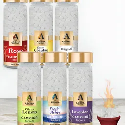 The Aroma Factory White 6 Pieces Fresh Scented Camphors-52