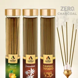 The Aroma Factory Brown 3 Pieces Pineapple- Jasmine & Sandalwood Incense Sticks-image-80