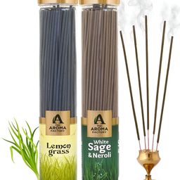 The Aroma Factory Set Of 2 Blue Lemongrass, WhiteSage&Neroli Incense Agarbattis-image-11