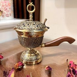 DSH Crafting Your Curiosity Brown Brass Doop Dani with Wooden Handle-picture-15