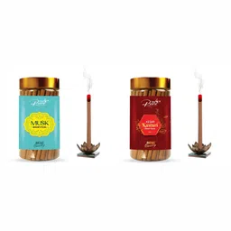 THE RUPAWAT Perfumery House 2-pcs  Musk & Kesar Kasturi Dhoop Sticks-image-86