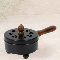 DOKCHAN Black & Brown  Iron Incense Holder-12
