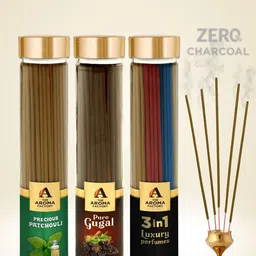 The Aroma Factory Olive Green & Red 3 Pieces Wooden Fragrance Incense Sticks-image-40