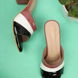 ICONICS Women Colourblocked Block Heels-48