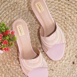 UMNOVE Women Embellished Party Stiletto Heels-19