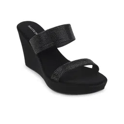Mochi Embellished Wedge Heels-40