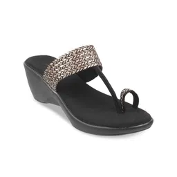 WALKWAY by Metro Embellished Open Toe Wedge Sandals-39