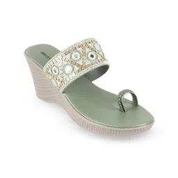 WALKWAY by Metro Embellished One Toe Wedge Heels-25