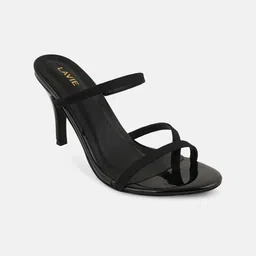 Lavie Women Textured Slim Heeled Sandals-20