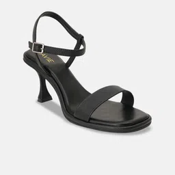 Lavie Textured Slim Heeled Sandals-41
