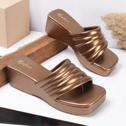 Picktoes Textured Wedge Heels-picture-34