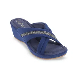 Catwalk Embellished Suede Wedge Heels-picture-37