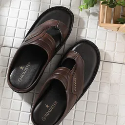 The Roadster Lifestyle .Co Brown Men Lightweight Comfort Sandals-picture-43