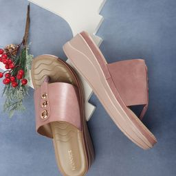 ICONICS Textured Wedge Heels-73