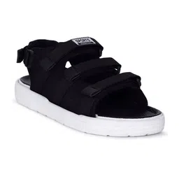 aadi Men Black & White Comfort Sandals-22