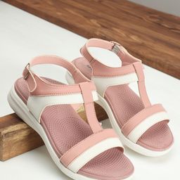 Carlton London sports Women Textured Open Toe Flats-picture-58