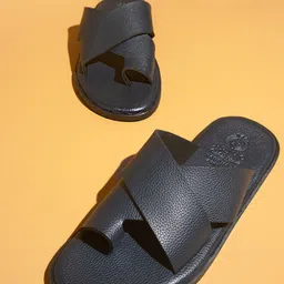 PRIVO by Inc.5 Men Textured Leather Comfort Sandals-picture-33