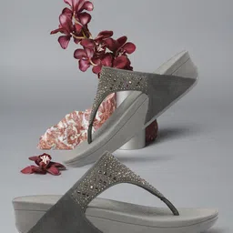 Carlton London sports Women Embellished Open Toe Flats-image-86